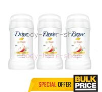 Dove Go Fresh Apple & White Tea Deodorant Stick 48H Sweat Odor Protection 3-Pack