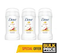 Dove Go Fresh Apple & White Tea Deodorant Stick 48H Sweat Odor Protection 3-Pack