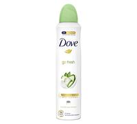 Dove Go Fresh Cucumber & Green Tea with ¼ moisturising cream Anti-perspirant Deodorant aerosol with a long-lasting, fresh fragrance 250 ml