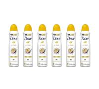 Dove Go Fresh Passion Fruit & Lemongrass Antiperspirant Spray 150ml - Pack of 6