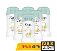 Dove Go Fresh Pear Aloe Deodorant Stick Reliable Sweat Odor Protection 6-Pack