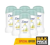 Dove Go Fresh Pear Aloe Deodorant Stick Reliable Sweat Odor Protection 6-Pack