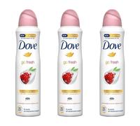 Dove Go Fresh Pomegranate Antiperspirant Deodorant Spray 250ml - Pack of 3