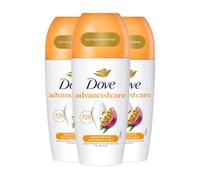Dove Go Fresh Roll On Anti-Perspirant - Passion Fruit 72H Protection 3x50ml