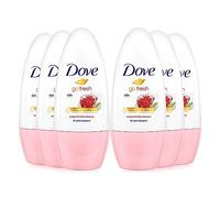 Dove Go Fresh Roll-On Deodorant with Pomegranate and Lemon-Verbena Scent (6 x 50 ml)