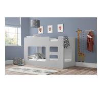 Dove Grey Pod Bunk Bed Ashfield Pale Grey Single