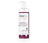 Dove Hair Therapy Conditioner Strengthening Treatment for Thin Fine Hair Strength and Fullness Boost Sulfate Free Conditioner for 2X Visibly Fuller