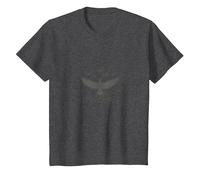 Dove Hunting Flock Finder - Bird Spotting Adventure T-Shirt, Kids, Dark Heather Grey, 2 Years