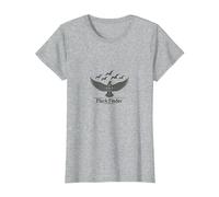 Dove Hunting Flock Finder - Bird Spotting Adventure T-Shirt, Women, Heather Grey, XS