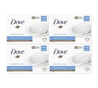 Dove Hypoallergenic Beauty Cream Bar 3 in-1 Cleanses, Moisturises and Nourishes Sulphate-Free Bath Soap for Soft and Smooth Skin, Specially Made for Sensitive Skin 2x90g, 4 Pack