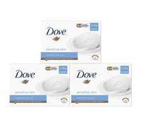 Dove Hypoallergenic Beauty Cream Bar 3 in-1 Cleanses, Moisturises and Nourishes Sulphate-Free Bath Soap for Soft and Smooth Skin