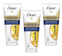 Dove Intensive Repair 1 Minute Express Treatment Hair Care Repairs and Reduces Immediately Up to 98% of Hair Damage 170 ml (Pack of 3)