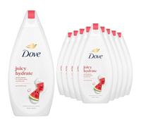 Dove Juicy Hydrate Body Wash Watermelon Moisturising Gentle 450ml, 12 Pack