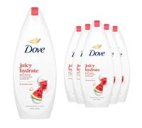 Dove Juicy Hydrate Watermelon Body Wash 225ml, 6pk
