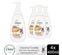 Dove Kids Care Body Wash Coconut Cookie Hypoallergenic Foaming Wash, 400ml - Buy 2 / 2x