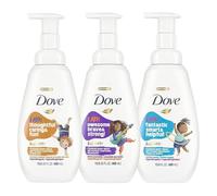 Dove Kids Care Hypoallergenic Foaming Body Wash Trio, 3 Scents, 400ml Each