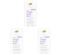 Dove Lavender & Camomile Whole Body Deodorant Stick 0% aluminium deodorant for all-day odour control 75 ml (Pack of 3)