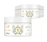 Dove Limited Edition Bridgerton Body Scrub, Love & Meadows Exfoliator 225ml,12 Pack - Infused with 1/4 Moisturising Cream for Instant Soft & Smooth Skin