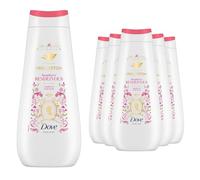 Dove Limited Edition Bridgerton Body Wash 400ml, 6 Pack - Raspberry Rendezvous Shower Gel for Instant Soft Skin, 1/4 Moisturising Cream & Sulfate-Free Formula