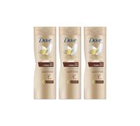 Dove 'lotion' Nourishing Care For Medium-Dark Skin, 3X400Ml In Gold Gold One Size