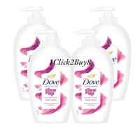 Dove Lotus Flower & Vanilla Hand Wash Lotion Soap Dispenser 4x250ml