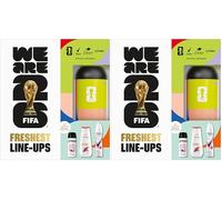 Dove, Lynx, Sure Gift Set Hydrate Water Bottle with an advanced anti-perspirant, body wash, body spray & a limited edition water bottle Freshest Line-Ups for her 3 piece (Pack of 2)