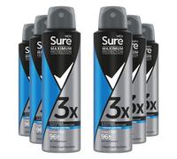 Dove Men Anti-Perspirant Deodorant Cobalt Dry 96H Maximum Protection 150ml, 6 Pk