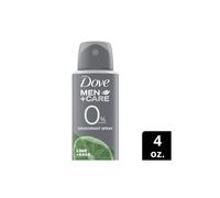 Dove Men+Care 0% Aluminum Deodorant Spray Lime & Sage Aluminum free 4 oz