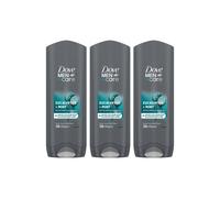 Dove Men+Care 3 In 1 'body, Face & Hair Wash' Eucalyptus + Mint 250Ml, 3Pk In White White One Size