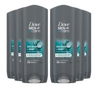 Dove Men+Care 3 in 1 Body, Face & Hair Wash Eucalyptus + Mint 250ml, 6 Pack