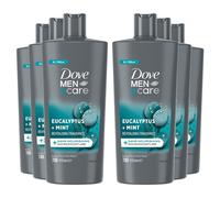 Dove Men+Care 3-in-1 Hair, Face and Body Wash Eucalyptus + Mint 700ml, 6 Pack