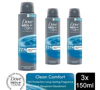 Dove Men+ Care Advanced Clean Comfort Anti-Perspirant Deodorant 150ml