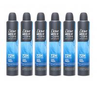 Dove Men+Care Advanced Antiperspirant Deodorant Spray 250ml - Cool Fresh - 72H Protection - Long Lasting Freshness - Pack of 6