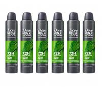 Dove Men+Care Advanced Antiperspirant Deodorant Spray 250ml - Pack of 6 Extra Fresh, 72H Protection, Long Lasting Freshness