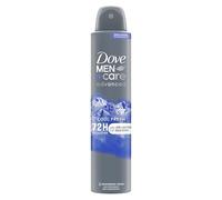 Dove Men+Care Advanced Cool Fresh Men's Antiperspirant Deodorant Body Spray with ¼ moisturising cream & Anti-Odour technology for 72 hour protection against sweat and odour 200 ml