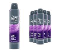 Dove Men+Care Advanced Total Comfort Anti-Perspirant Deodorant Spary for Men 200ml, 6 Pack - 72H Odour Protection & Sweat Defence, long-lasting freshness with Moisturising Cream Formula