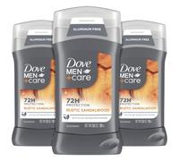 Dove Men+Care Aluminum Free 3 Pack Rustic Sandalwood Deodorant for Men 3 oz