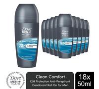Dove Men+Care Anti-Perspirant with 48H Sweat Protection Deodorant Spary, 18x50ml