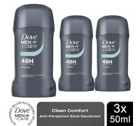 Advanced Clean Comfort Antiperspirant Deodorant Roll On deodorant for men wth Triple Action Technology for 72h sweat & odour protection 50 ml