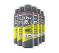 Dove Men+Care Antiperspirant Sport Active and Fresh Deodorant Spray Pack of 6 x 150 ml