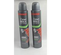 Dove Men+Care Antiperspirant with 48H Sweat Protection Deodorant Spray X 2 PG