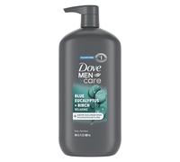 Dove Men+Care Body Wash Blue Eucalyptus Birch Micromoisture Relaxing Body & Face Wash for Men 30 Fl. oz