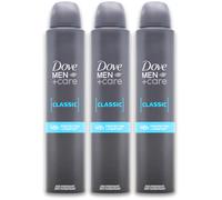 Dove Men+Care Classic Antiperspirant 200ml | Deodorant Spray X 3