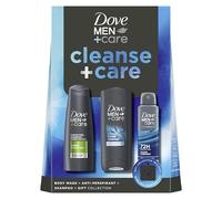 Dove Men+Care Cleanse+Care & Charging Pad Gift Set body wash, 2-in-1 shampoo & conditioner and anti-perspirant perfect gifts for men 3 piece