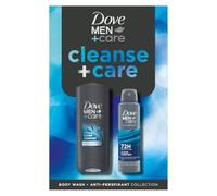 Dove Men+Care Cleanse+Care Duo Gift Set with a body wash and an anti-perspirant deodorant perfect gifts for him 2 piece