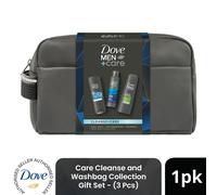 Dove Men's Cleanse+Care Washbag Collection - Gift Set - 3 Piece | Size: 1 pack