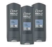 Dove Men+Care Cool Fresh Body & Face Wash 250ml Pack of 3 | Invigorating Scent with MicroMoisture Technology | Refreshing & Hydrating Shower Gel