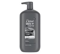 DOVE MEN+CARE DV M SH Charcoal Pump Purifying Shampoo Charcoal + Clay for Stronger More Resilient Hair with Plant-Based Cleansers 31 oz