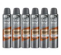 Dove Men+Care Elements Mineral Powder + Sandalwood Anti-Perspirant Spray, 48h Protection, 250ml, Pack of 6