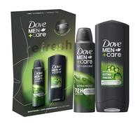 Dove Men+Care Extra Fresh Duo + Sports Towel Body Wash & Antiperspirant Deodorant Gift Set for all-day comfort, protection & fragrance 2 piece